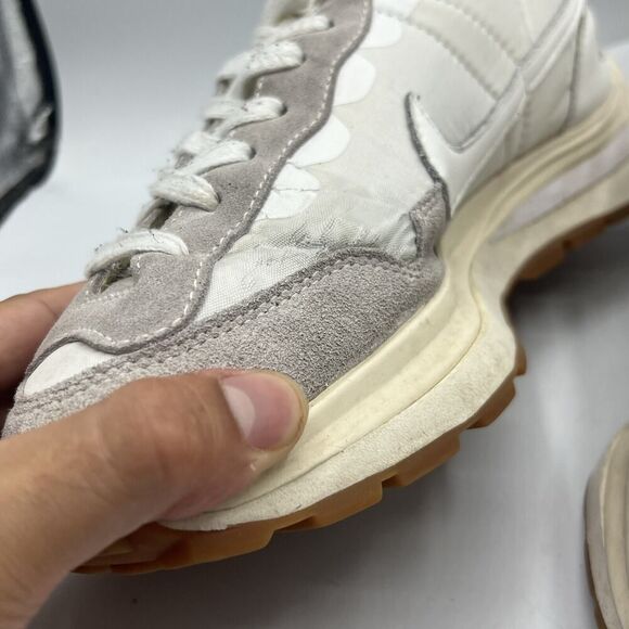 Sacai x Nike Vapor Waffle Sail Gum Mens Size 9.5 DD1875 100 Running Sneakers - Picture 4 of 13